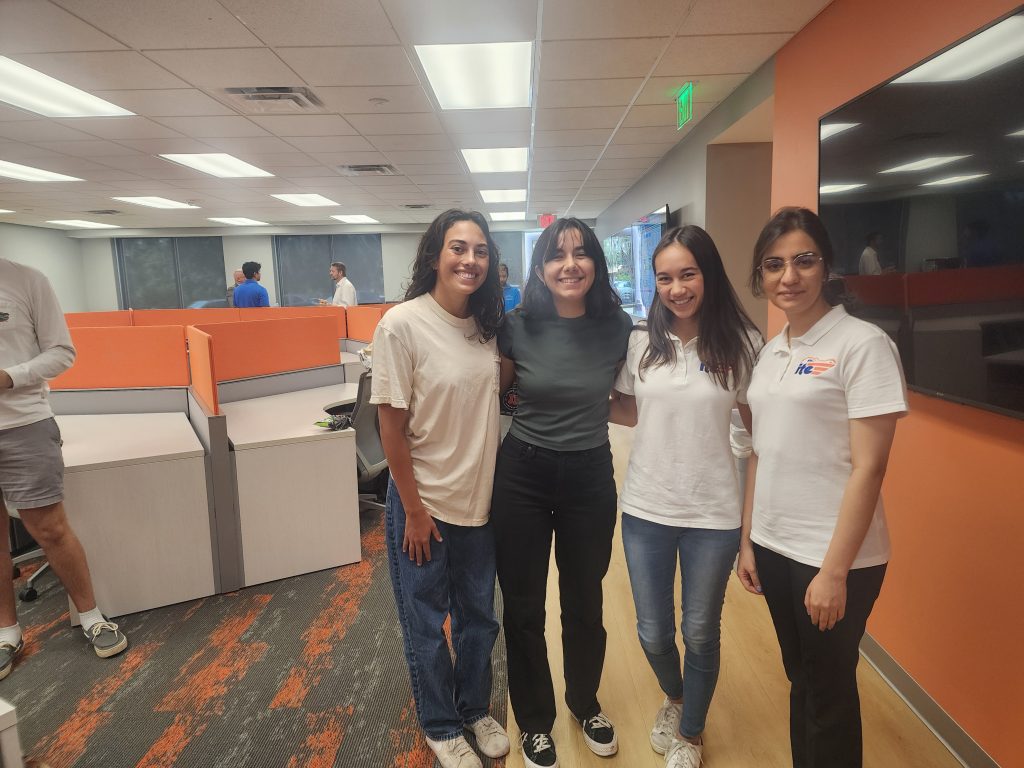 Members of the UF Gator student chapter of WTS Advancing Women in Transportation